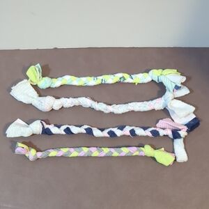 Handmade Dog Rope Knots 4 Medium Size Tug Toys New